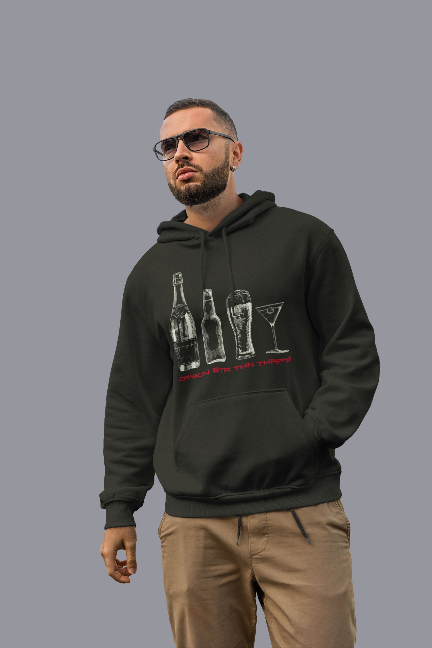 CLRD SNKR Drinking Hoodie