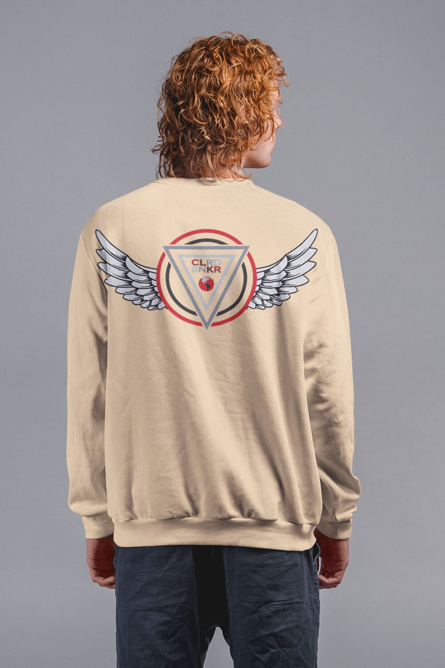 CLRD SNKR Logo Wings Sweatshirt