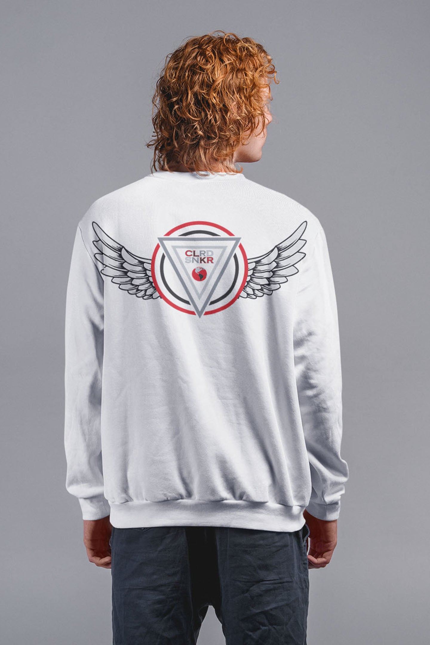 CLRD SNKR Logo Wings Sweatshirt