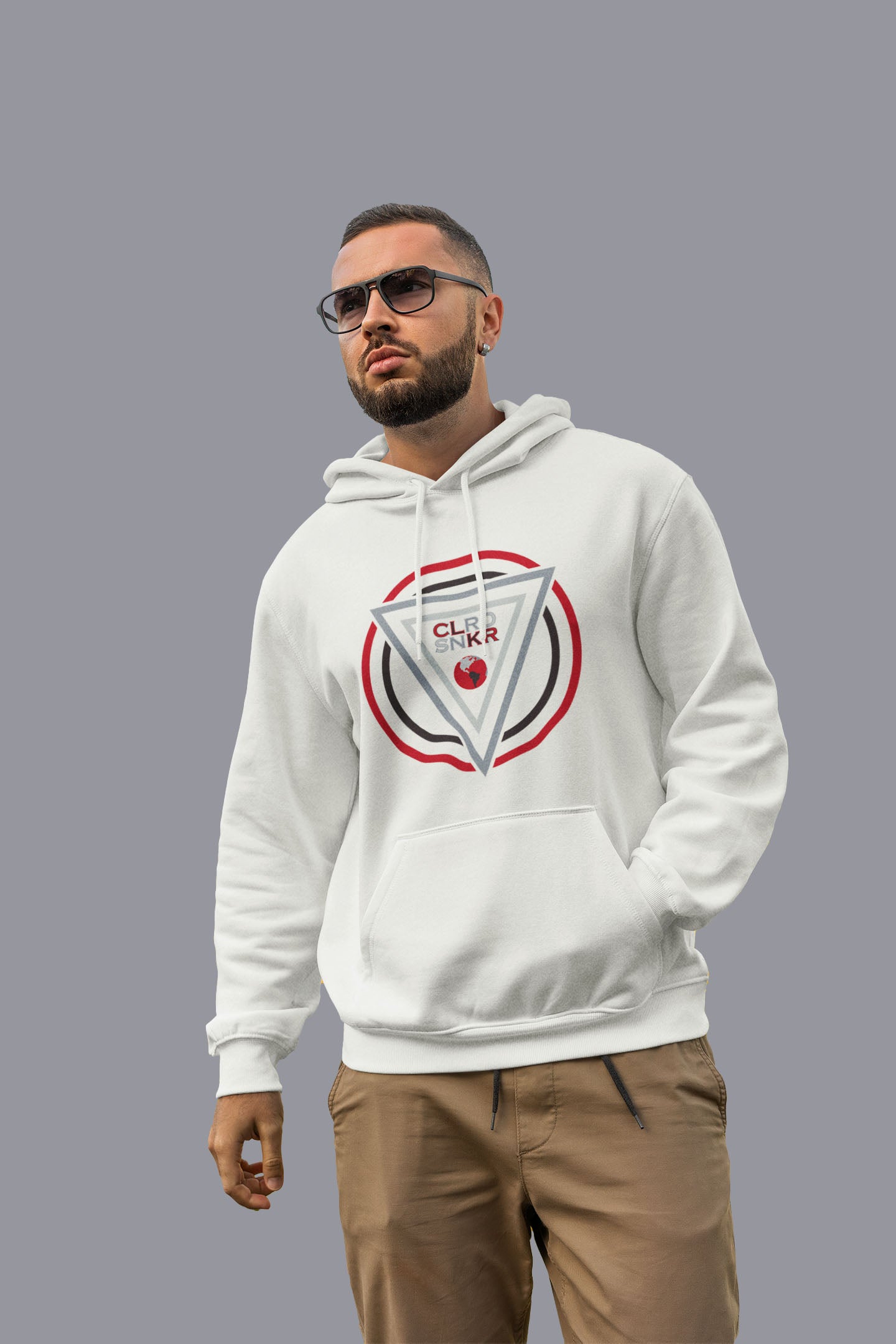 CLRD SNKR Logo Hoodie