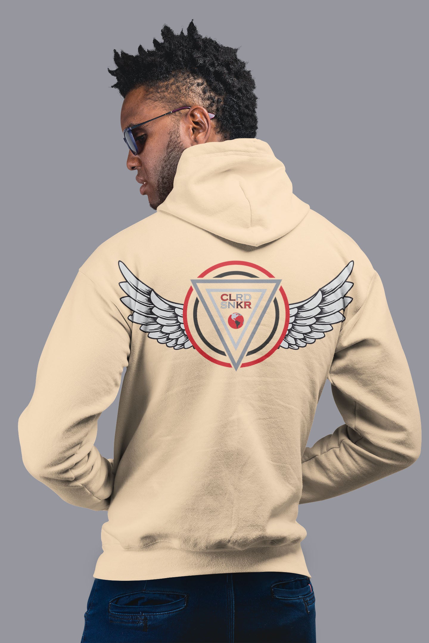 CLRD SNKR Logo Wings Hoodie