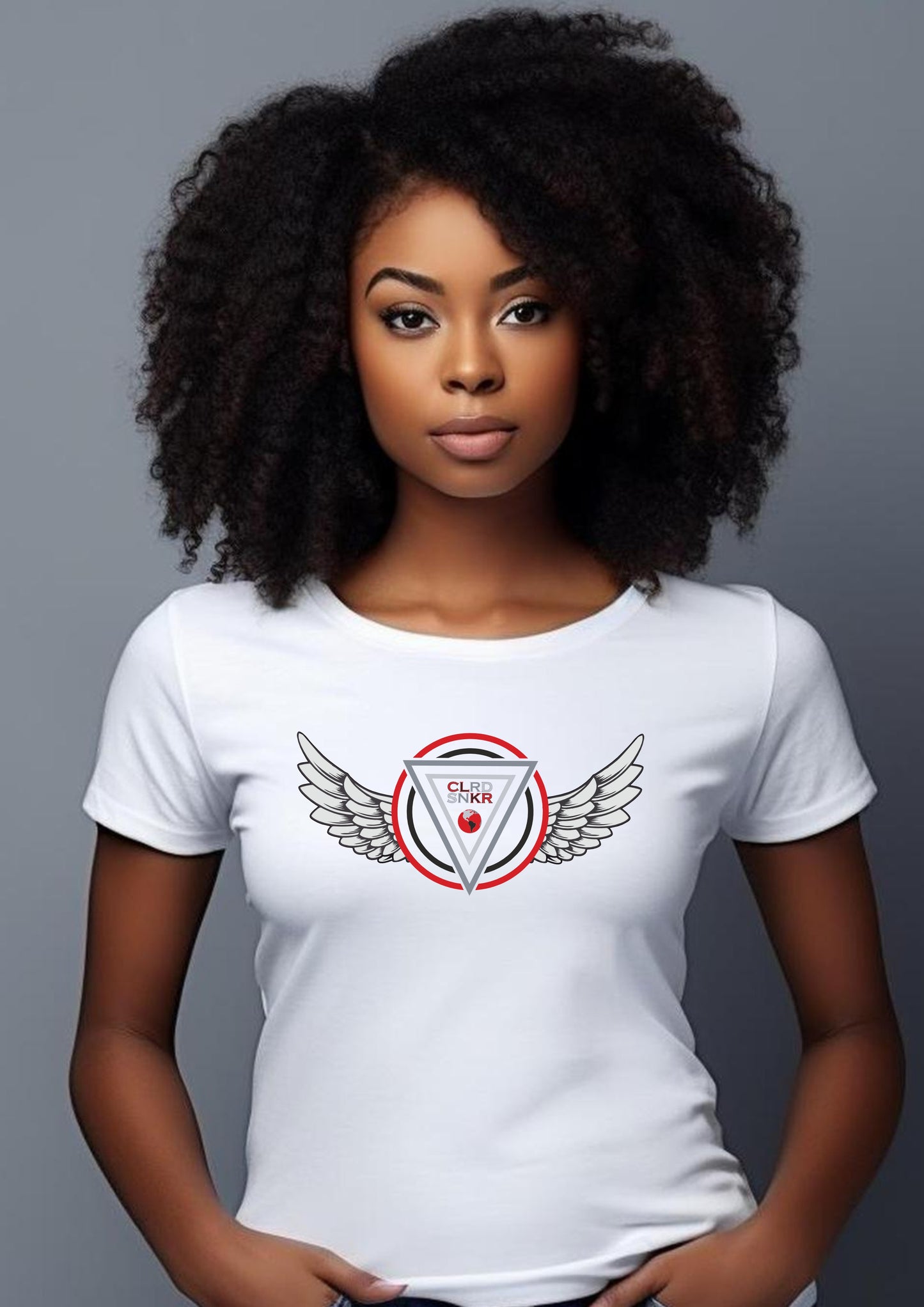 CLRD SNKR Logo with Wings Women