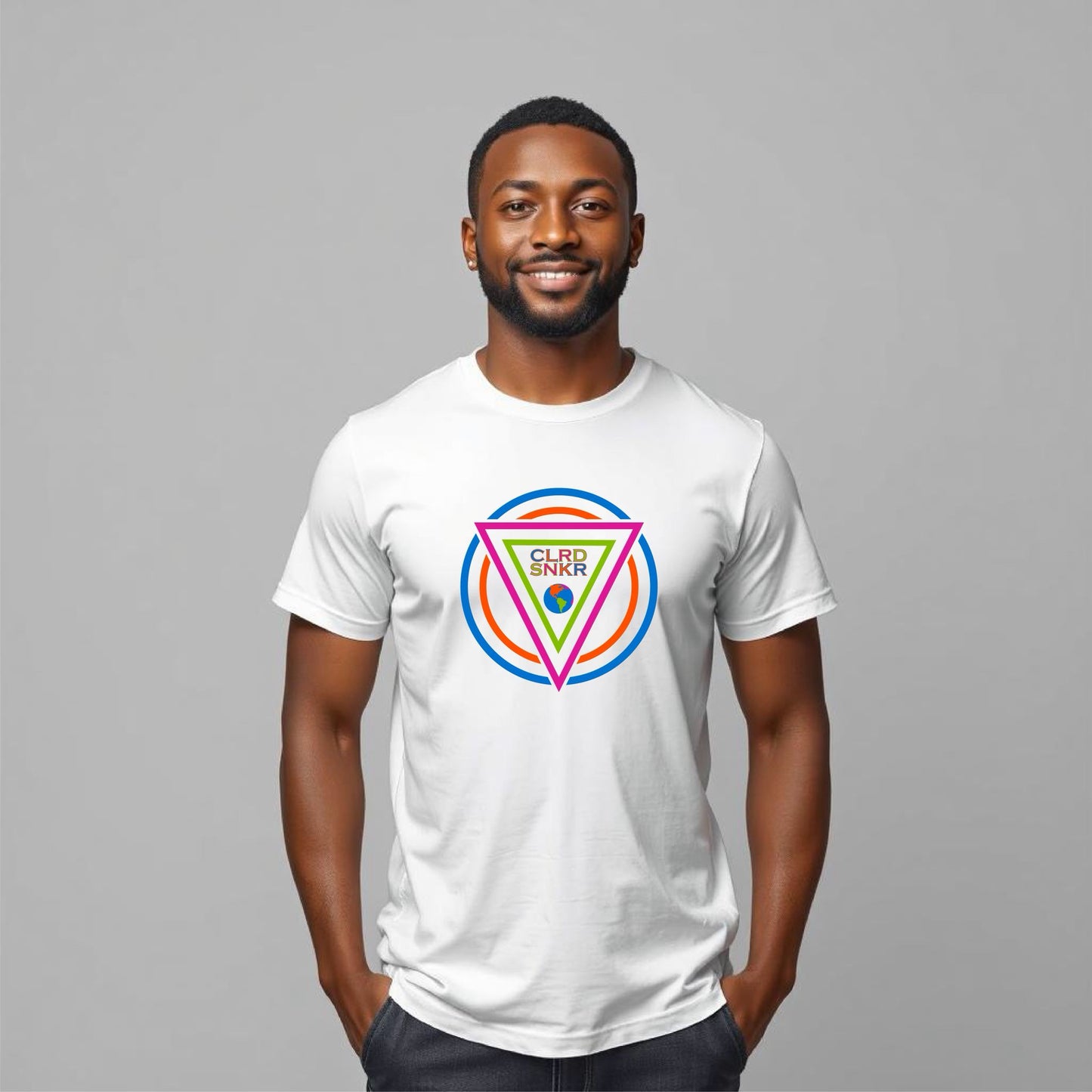 CLRD SNKR Logo Shirt Blue