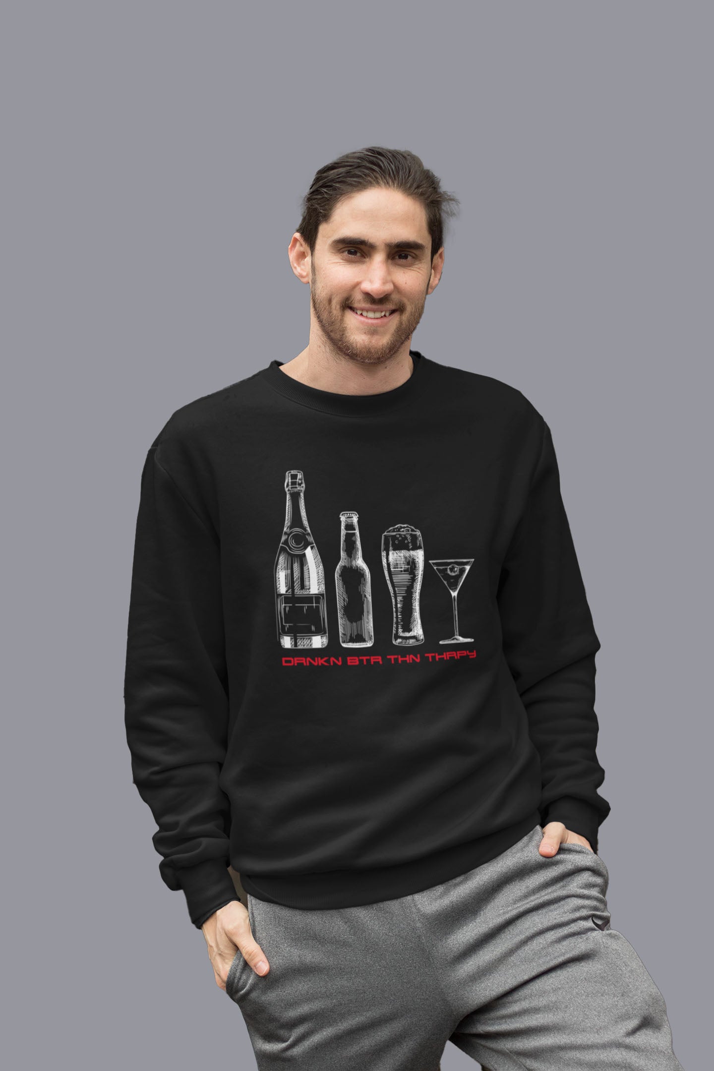 CLRD SNKR Drinking Sweatshirt